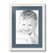 ArtToFrames 14x19" Matted Picture Frame with 10x15" Single Mat Photo Opening Framed in 1.25" White and 2" Mat (FWM-3966-14x19)